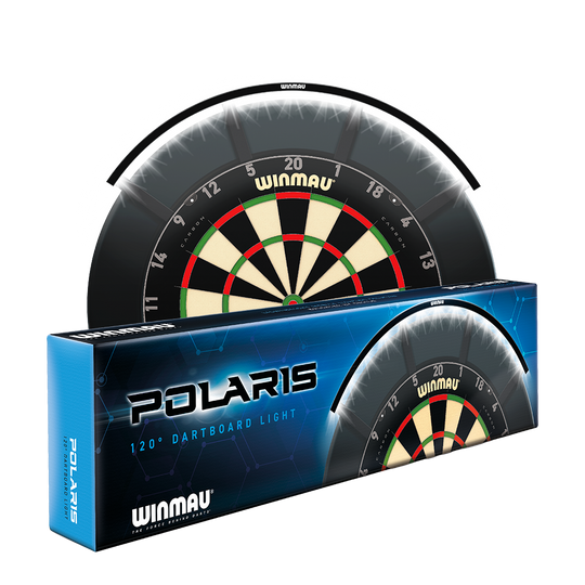 Winmau Blade 6 dartboard set with Polaris lighting