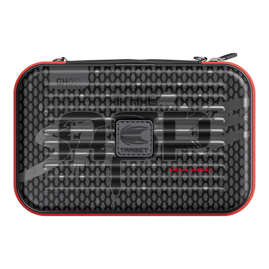 Das Bild zeigt das Takoma XL Ghost Series Nathan Aspinall Dartcase. Das Dartcase ist speziell für Dartspieler entworfen.