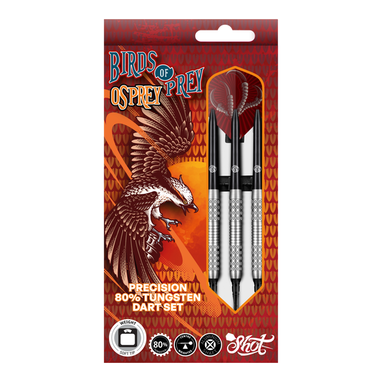 Shot Birds Of Prey Osprey Soft Darts - 18g