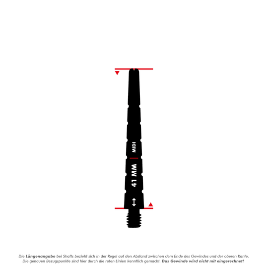 Harrows Graflite Shafts - 41mm