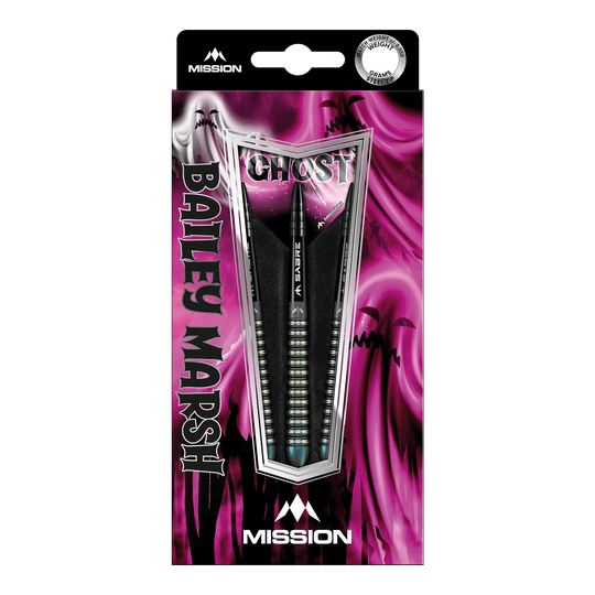 Mission Bailey Marsh Ghost Steel Darts - 23g