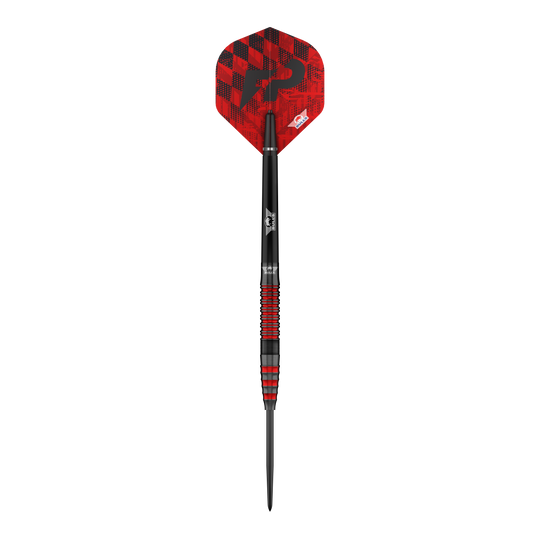 Bulls NL Florian Preis Steeldarts - 23g abgebildet. Die Darts sind in einer Nahaufnahme zu sehen.