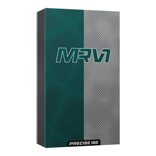 Das Produkt Precise 180 MRV1 Steeldarts - 23g ist abgebildet. Die Darts eignen sich für professionelle Spieler.