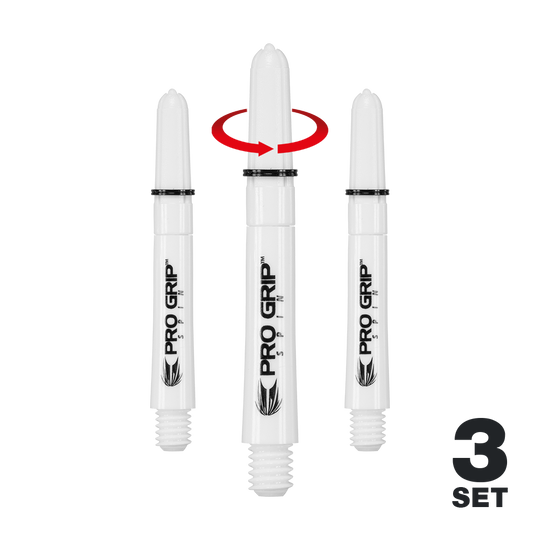 Target Pro Grip Spin Shafts - 3 Sets - White