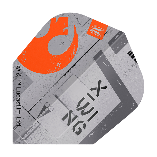 Target Star Wars ProUltra X-Wing No6 Flights Zu sehen ist das Produkt Target Star Wars ProUltra X-Wing No6 Flights. Diese Dart-Flights zeigen ein X-Wing Design aus Star Wars.