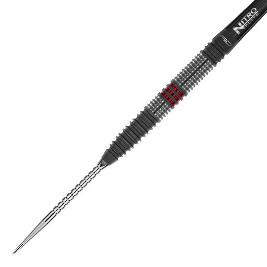 Red Dragon Jonny Clayton Hireath Switch Point Steel Darts Das Bild zeigt die Red Dragon Jonny Clayton Hireath Switch Point Steeldarts. Sie sind speziell für Präzision und Spielkomfort konzipiert.