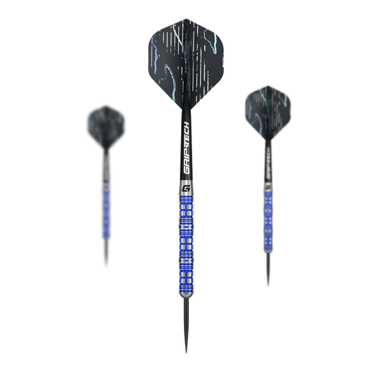 GOAT Surfer Steel Darts Abgebildet ist das Produkt GOAT Surfer Steeldarts. Es handelt sich um ein Set hochwertiger Steeldarts für das Dartspiel.