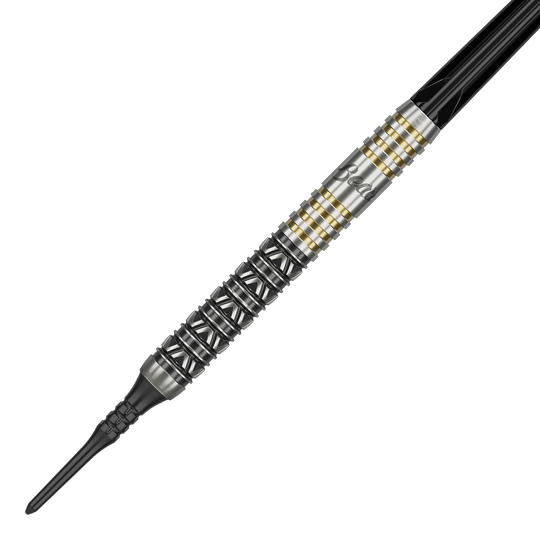 Abgebildet sind die Target Japan Beau Greaves Japan Edition Swiss Point Softdarts mit 21 Gramm. Die Darts sind für Softdart geeignet und haben ein modernes Design.