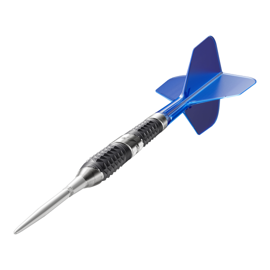 Target 975 Ultra Marine 02 Swiss Point Steel Darts Der Target 975 Ultra Marine 02 Swiss Point Steeldart ist ein hochwertiger Dartpfeil mit einer markanten, strukturierten Metallspitze. Das Flight ist in einem auffälligen Blau gehalten und sorgt für eine präzise Flugbahn.