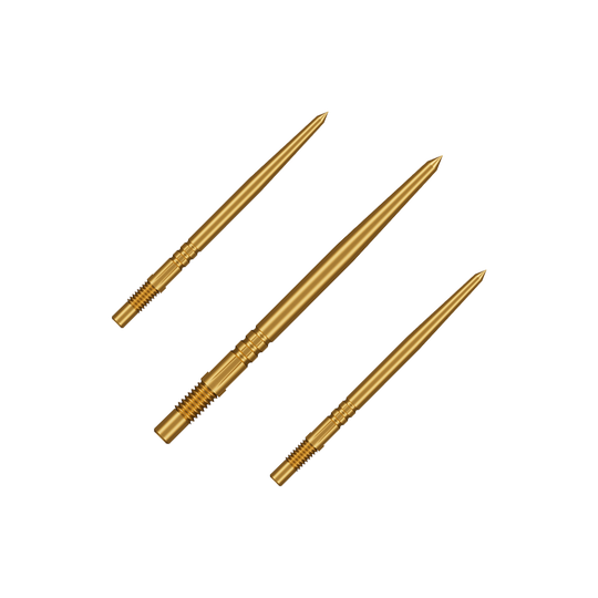 Shot Turbo Point Dart Tips - Gold Shot Turbo Point Dart Tips - Gold