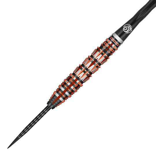 Shot Badlands Rustin Steel Darts - 23g Hier sehen Sie den Shot Badlands Rustin Steeldarts - 23g. Das Produkt wird aus einer anderen Perspektive präsentiert.