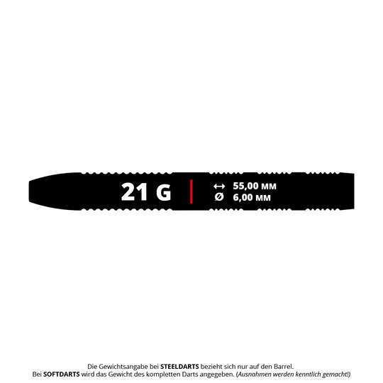 Bulls Challenger Patrick Tringler Steel Darts - 21g Bulls Challenger Patrick Tringler Steeldarts mit 21g Gewicht. Das Foto präsentiert die Steeldarts in ihrer Originalverpackung.