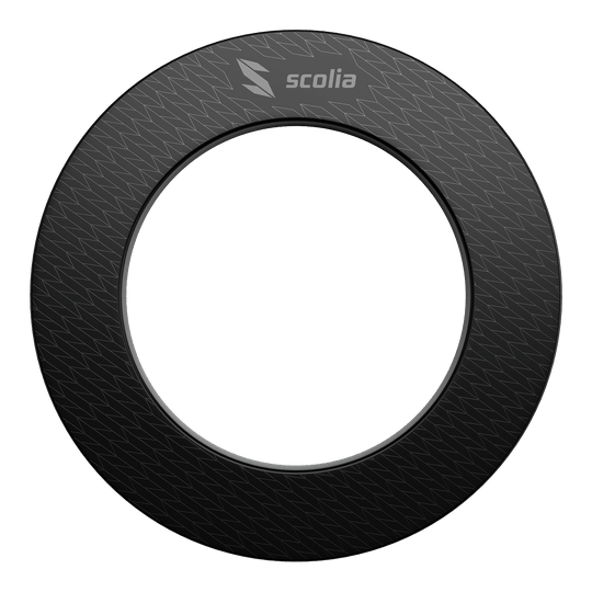 Scolia Stealth Dartboard Surround Abgebildet ist das Scolia Stealth Dartboard Surround. Es handelt sich um eine Umrandung für Dartscheiben.