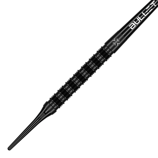 Das Bild zeigt Bullet Shadow Softdarts - 20g. Der Softdart hat ein modernes Design und ist für das Dartspiel geeignet.