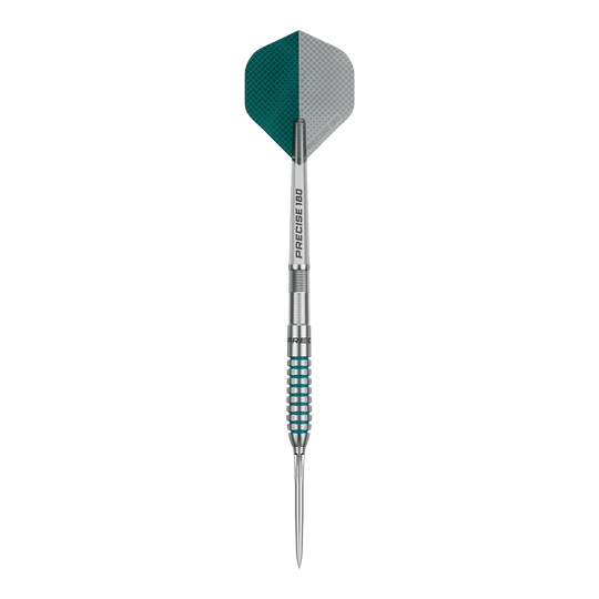 Precise 180 MRV1 Steeldarts Dieses Bild zeigt die Precise 180 MRV1 Steeldarts - 23g. Die Darts haben ein modernes Design und sind langlebig.