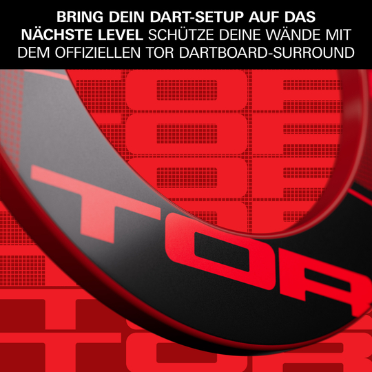 Target TOR Surround Das Bild zeigt das Target TOR Surround. Die Dartboard-Umrandung ist komplett sichtbar.