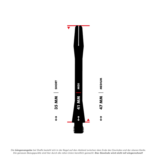 Harrows Ceramic Shafts - Matt Black