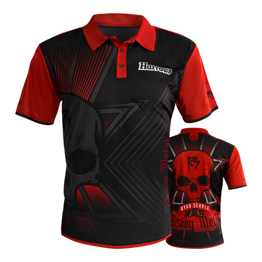 Harrow&#39;s Ryan Searle Heavy Metal Darts Shirt