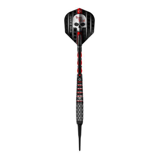 Zu sehen sind die Harrows Ryan Searle Series 3 Softdarts. Diese Softdarts sind für den professionellen Einsatz geeignet.