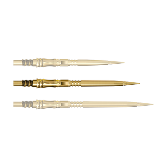 Harrows Quick Point Apex Axis Elite Series Dartspitzen - Gold Harrows Quick Point Apex Axis Elite Series Dartspitzen - Gold