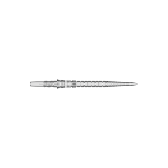 Target Chrono Swiss Storm Point Dart Tips - Silver Target Chrono Swiss Storm Point Dart Tips - Silver