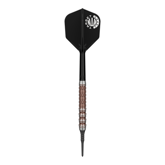 Das Bild zeigt Target Japan Prime Series George Nishitani Raptor GEN6 Softdarts mit einem Gewicht von 21,5 Gramm. Sie zeichnen sich durch hohe Präzision aus.