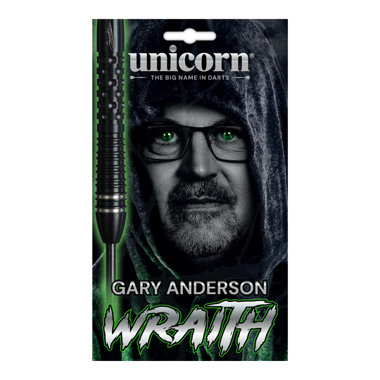 Unicorn Wraith Gary Anderson Phase 6 Steel Darts Unicorn Wraith Gary Anderson Phase 6 Steeldarts. Die Abbildung zeigt ein Set hochwertiger Gary Anderson Steeldarts.