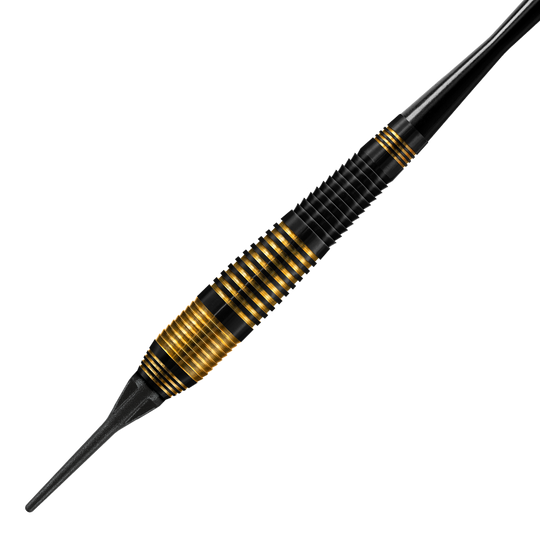 Harrows Vivid Brass Black Softdarts - 18g