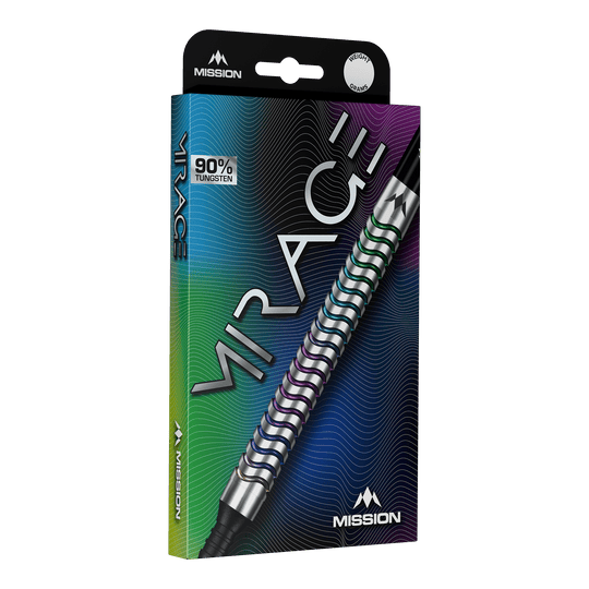 Mission Mirage soft darts - 20g Das Bild zeigt Mission Mirage Softdarts - 20g. Die Softdarts sind detailliert zu sehen.