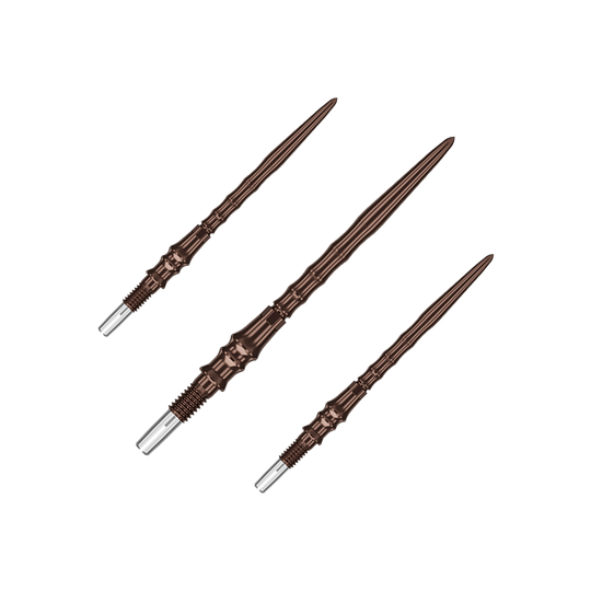 Das Bild zeigt ein Set Silica Steeldartspitzen mit 35mm Länge. Es handelt sich um ein Produkt der Target Japan Premium SwissPoint Serie.
