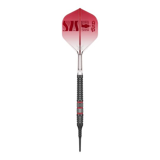 Target Nathan Aspinall 95K Soft Darts - 18g Gezeigt wird der Target Nathan Aspinall 95K Softdarts - 18g. Der Dartpfeil ist sorgfältig verarbeitet und liegt gut in der Hand.