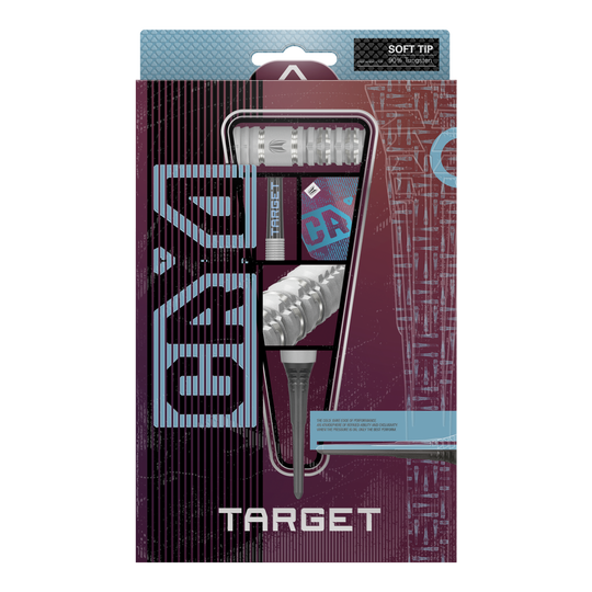 Die Abbildung zeigt die Target Cryo 11 Softdarts. Die Darts sind modern gestaltet und besonders für Softdartspiele geeignet.