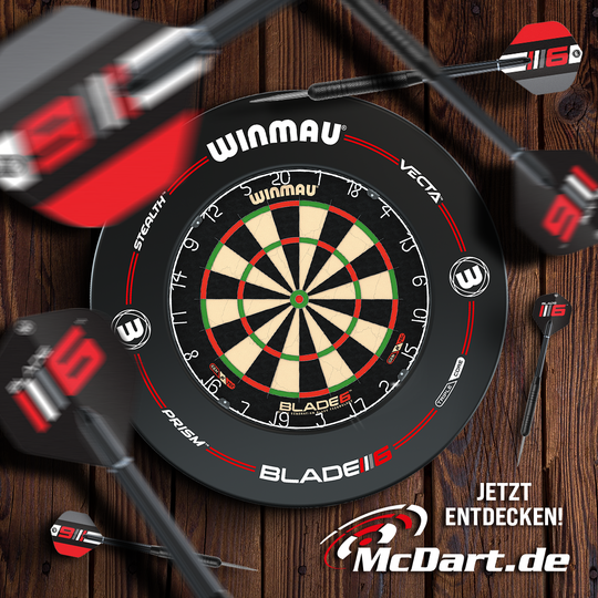 Winmau Blade 6 Set mit 2 Sets Darts und Blade 6 Surround