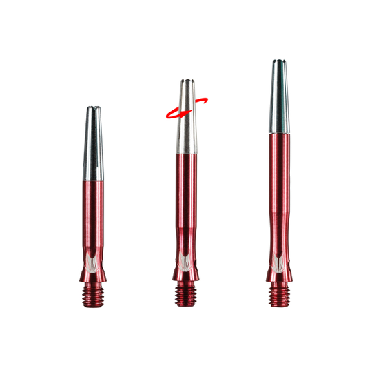 Target Top Spin S Line Shafts Red