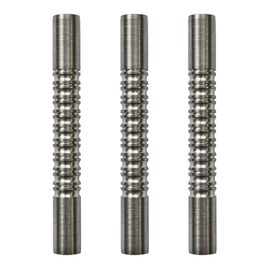 Abgebildet ist das Produkt McDart Ring 2 Softdart Barrels - 18g. Es handelt sich um ein Set Softdart-Barrels mit doppeltem Ring-Design.