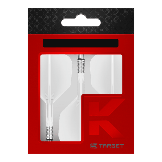 Target K-Shift No6 Flights - White Hier ist ein Foto der Target K-Shift No6 Flights - Weiß abgebildet. Die Flights sind für den Einsatz beim Dartspiel gedacht.
