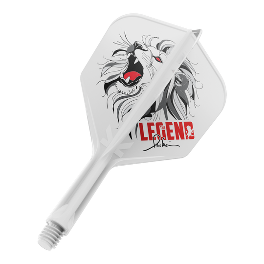 Gezeigt wird ein Dart-Flight-Set mit dem Namen '410264_Target_Japan_K-Flex_Paul_Lim_The_Legend_Printed_No6_Flights_19mm_1'. Es handelt sich vermutlich um bedruckte Flights im No6 Design mit 19 mm Größe.