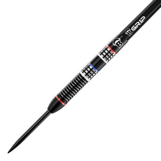 Bulls Cor Dekker The Sheriff Steeldarts - 23g Zu sehen sind Bulls Cor Dekker The Sheriff Steeldarts mit einem Gewicht von 23 Gramm. Die Darts bieten eine hohe Verarbeitungsqualität.