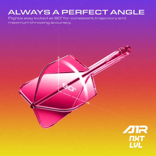 GOAT A1R No6 Flight Shaft System - Neon Pink Das Produkt ist das GOAT A1R No6 Flight-Shaft-System in Neon Pink. Es eignet sich für den Einsatz an Dartpfeilen.