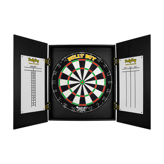 Shot Michael Smith Dartboard Cabinet Set