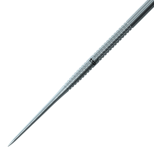 Caliburn TTD Complete Titanium T1 Silver Steeldarts - 5g Hier ist das Produkt Caliburn TTD Complete Titanium T1 Silver Steeldarts - 5g abgebildet. Die Steeldarts sind aus silberfarbenem Titan gefertigt.