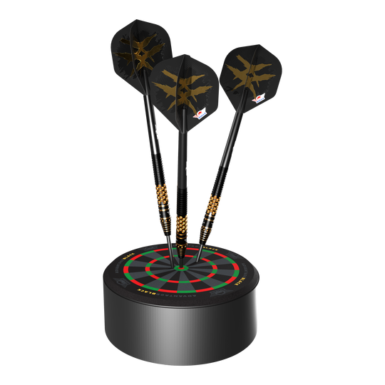 Bulls NL Advantage Black Mini Dart Display Dart Holder Abgebildet ist der Bulls NL Advantage Black Mini Dart Display Darthalter. Dieser Halter dient zur Präsentation und Aufbewahrung von Mini-Darts.