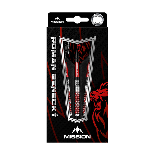 Mission Roman Benecky Black Red Steeldarts - 24g