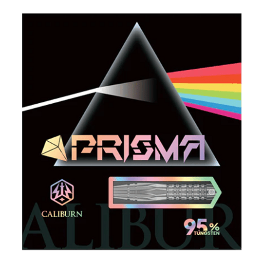 Caliburn Prisma P1 steel darts - 19.5g Caliburn Prisma Steeldarts mit einem Gewicht von 19,5g. Diese Steeldarts bieten optimale Kontrolle beim Werfen.