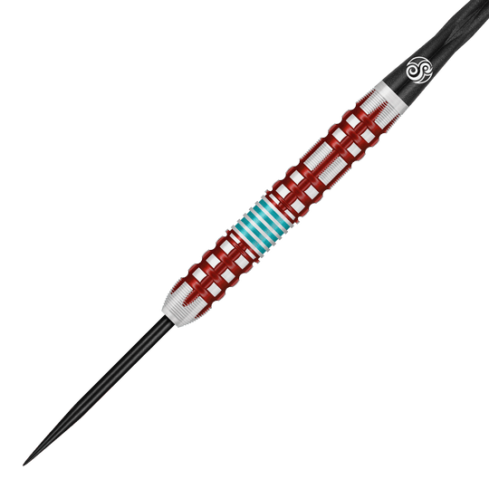 Hier ist das Produkt Shot Collab Pro Series Josh Pearson Steeldarts - 23g abgebildet. Die Darts haben ein modernes Design und sind hochwertig verarbeitet.