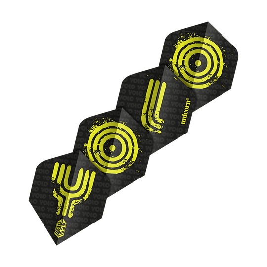 Unicorn Ultrafly 100 YOLO Yellow Plus 4 Motif Flights