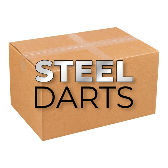 McDart Mystery Box - Steeldarts Hier sieht man die McDart Mystery-Box - Steeldarts. Die Box bietet eine spannende Auswahl an Steeldart-Zubehör und Produkten.