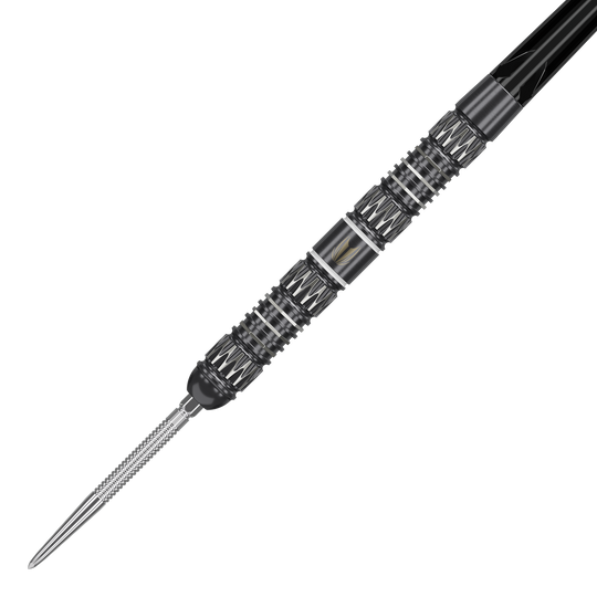 Target Chris Dobey 95K Swiss Point Steeldarts sind auf dem Bild zu sehen. Die Steeldarts haben ein modernes und hochwertiges Design.