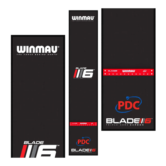 Winmau Pro Zone Precision Blade 6 Soft Dart Mat Winmau Pro Zone Precision Blade 6 Soft Dartmatte ist auf dem Bild zu sehen. Es handelt sich um eine hochwertige Dartmatte für professionelles Training.