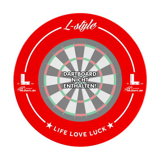 L-Style Dartboard Surround - Red